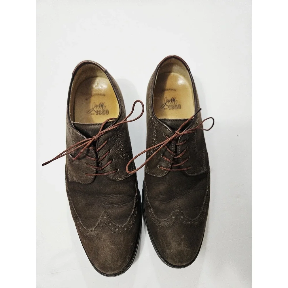 J&M 1850 Johnston & Murphy Martell 27-2236 Men's Oxford Shoes Size 10.5 Wingtip‎